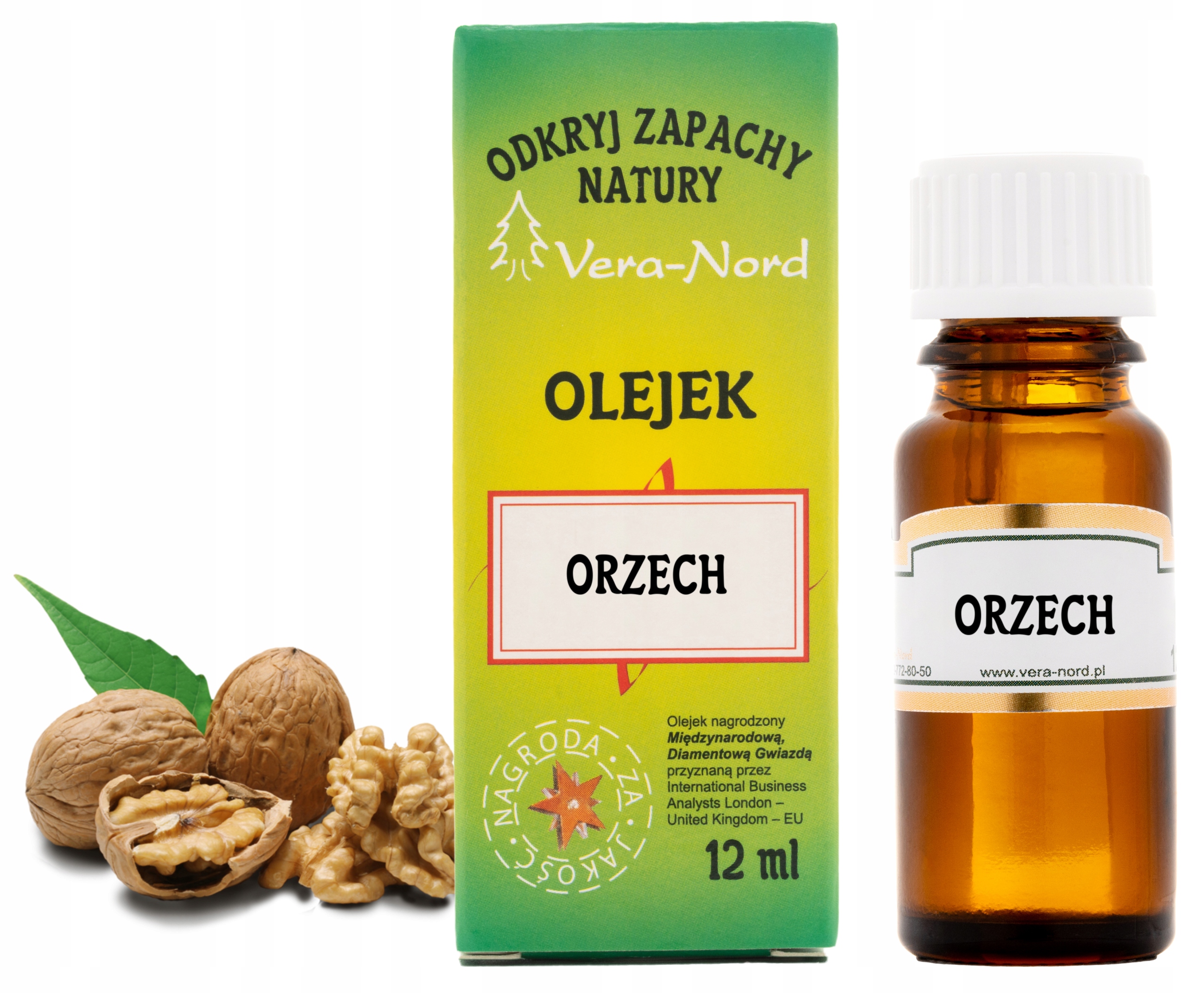 

Orzech Olejek Zapachowy 12 ml Vera Nord
