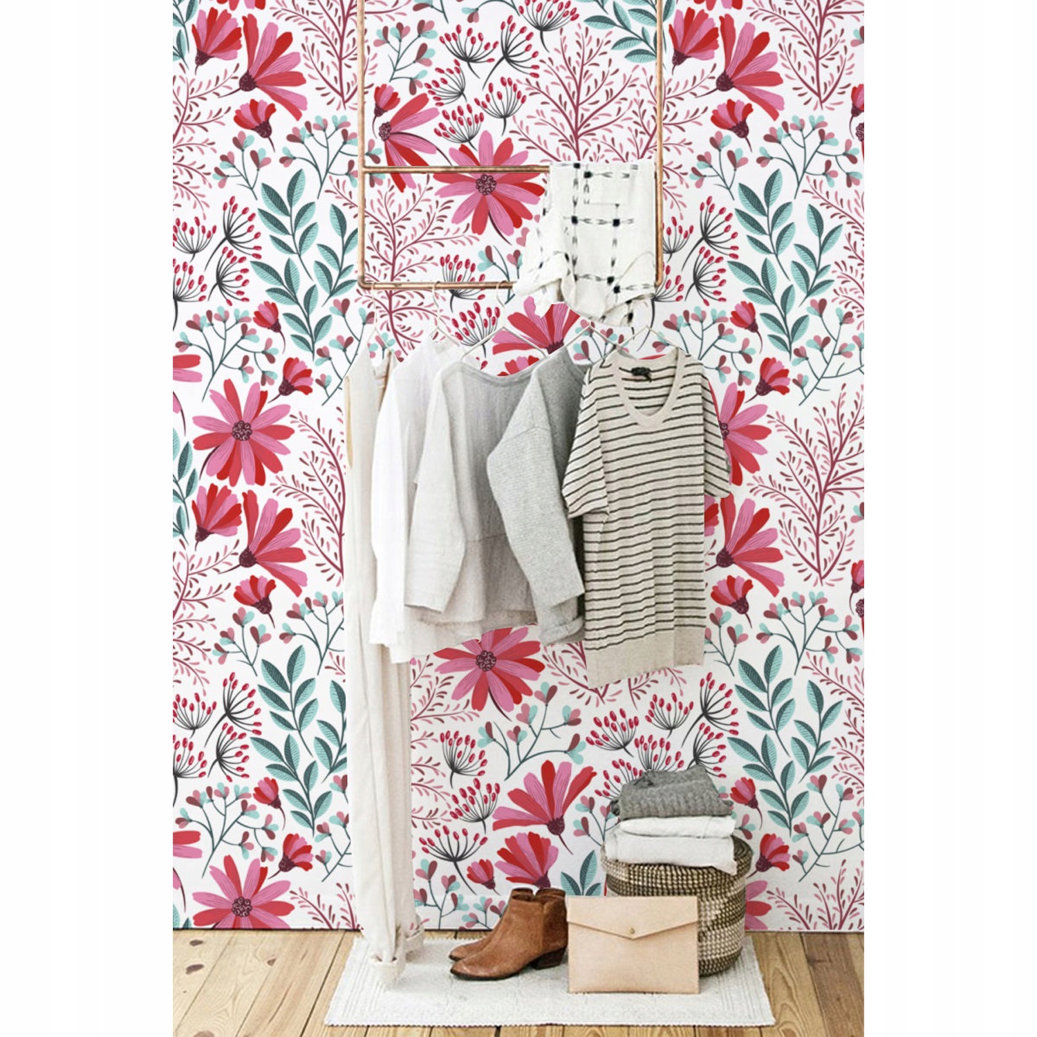 

Fototapeta Akwarelowe czerwone kwiaty 312x219 cm