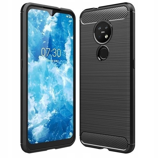 

Etui Do Nokia 7.2 Pokrowiec Case Obudowa Karbon