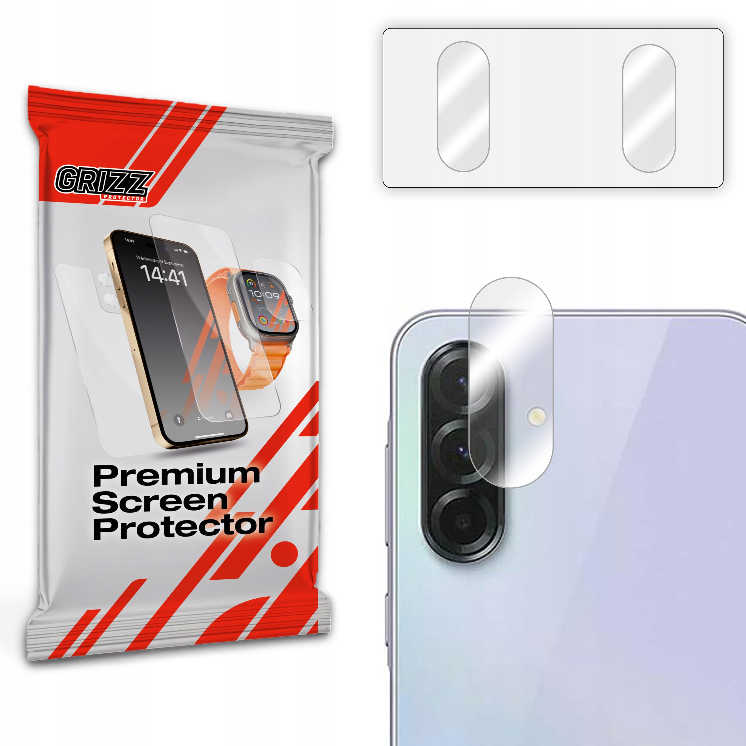 2-PAK Hybrydowe szkło ochronne na aparat do Samsung Galaxy A36