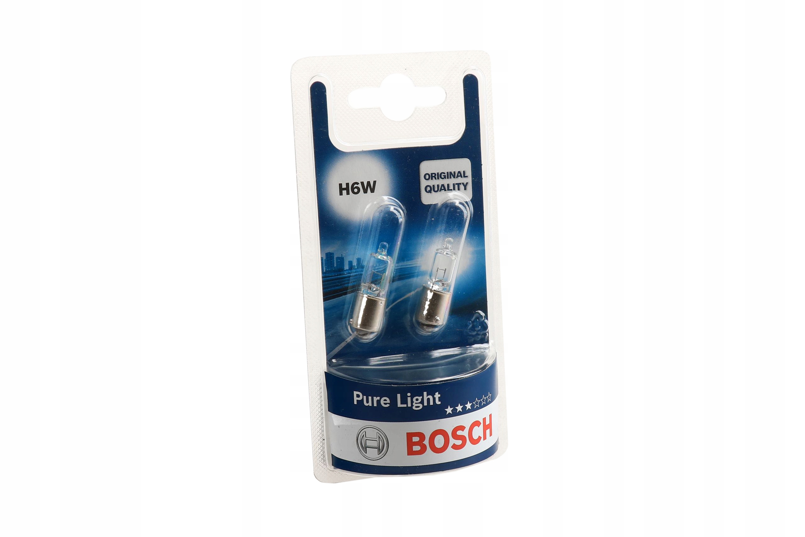 Lampadine Auto Bosch Pure Light H6W - 12V 6W BAX9s, Confezione Da 2 - Foto 3