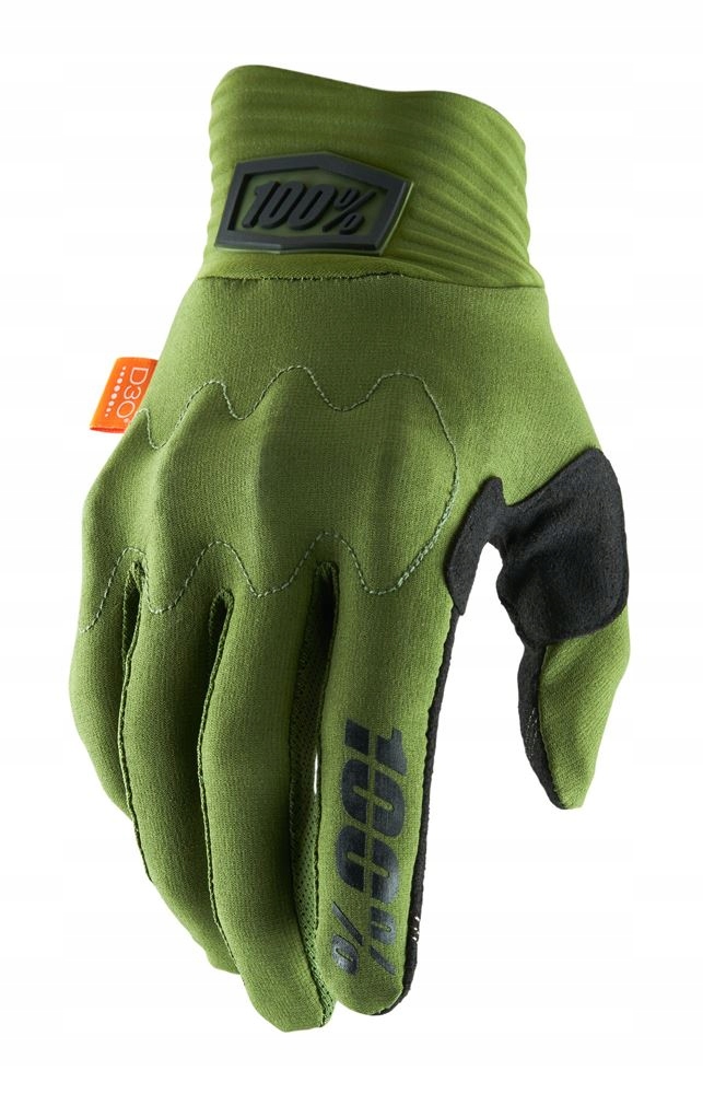 Rękawiczki Rowerowe 100% Cognito Gloves Army Green XL (długość dłoni
