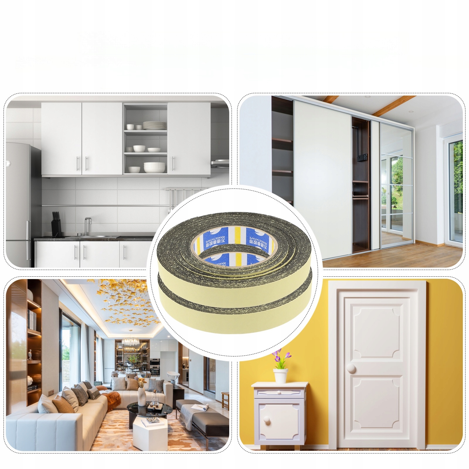 SAMOPRZYLEPNA TAŚMA USZCZELNIAJĄCA DO GĄBKI DOMOWEJ Model 44878467