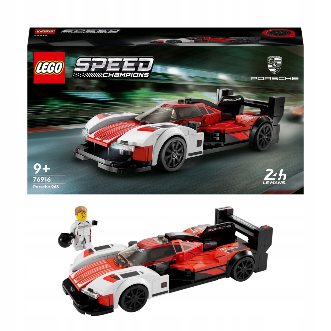 

Lego Speed Champions Porsche 963 Samochód Zabawka