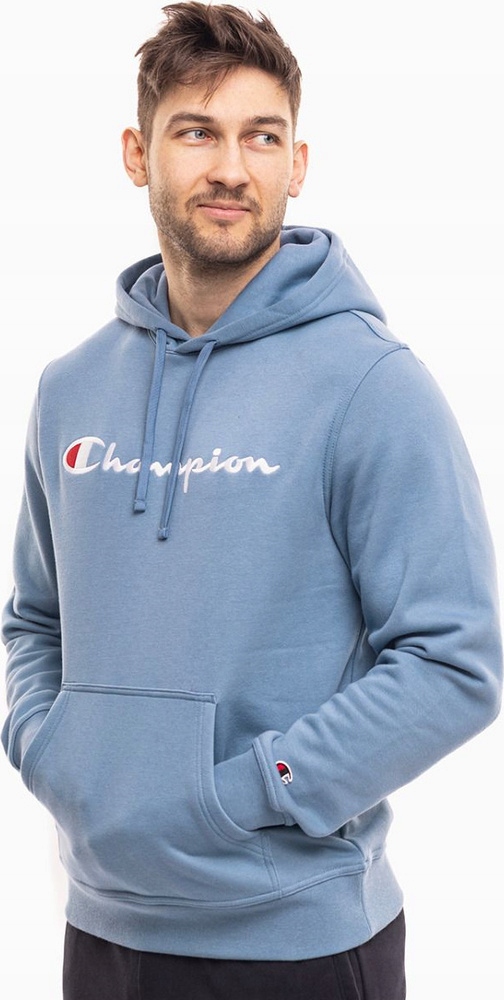 Pánská Mikina S Kapucí Champion Modrá 220253 BS099 vel. M