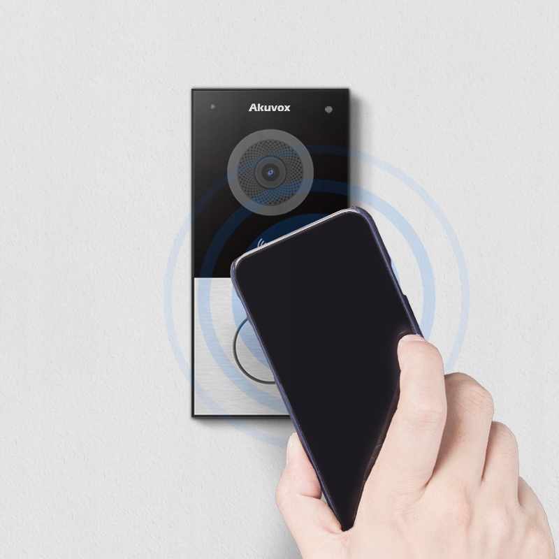 Wideodomofon Akuvox E12W IP SIP VoIP NFC PoE WiFi Marka Akuvox