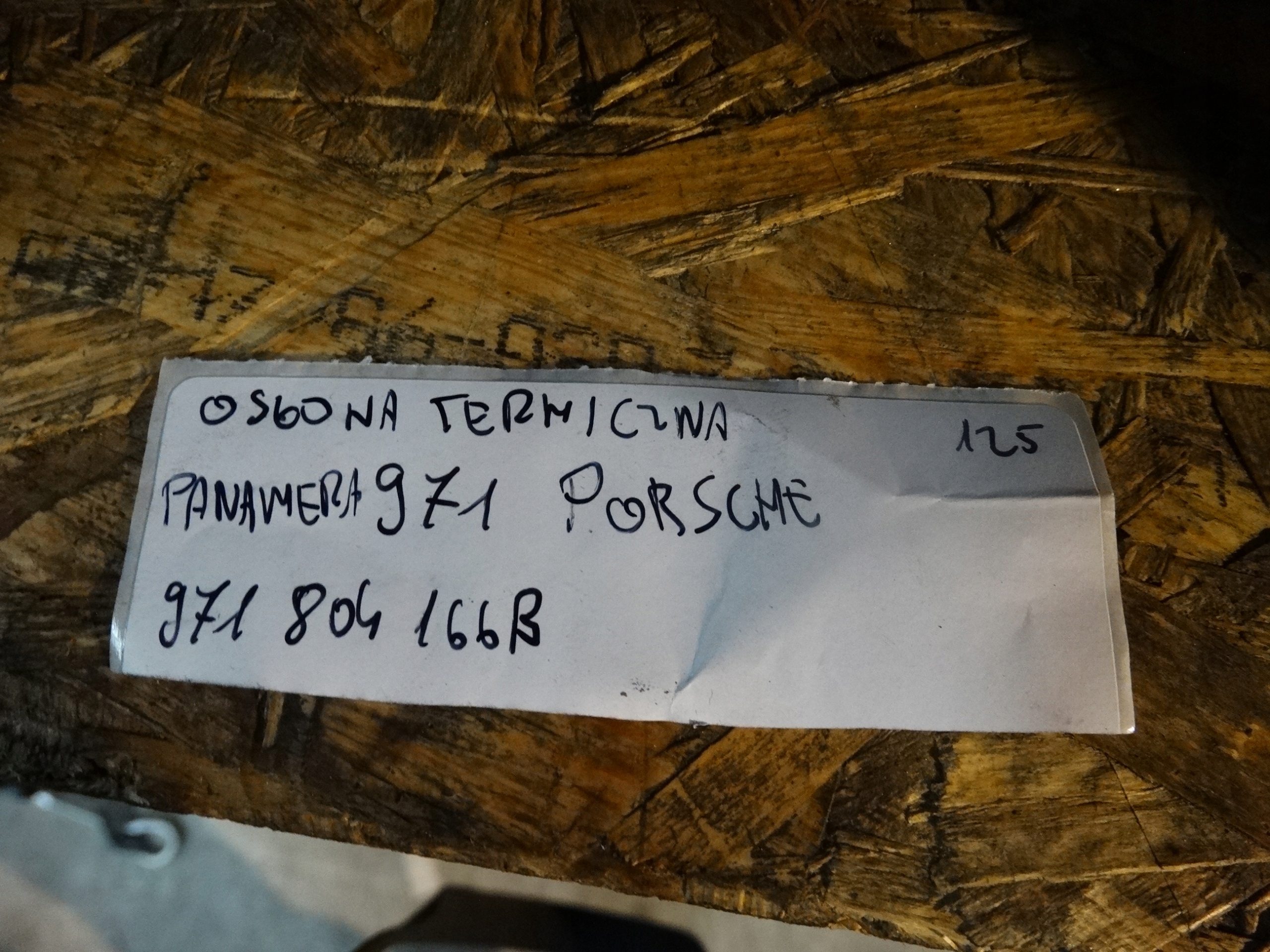 IDEALNA Blende Abdeckung TERMICZNA PORSCHE PANAMERA 971 1