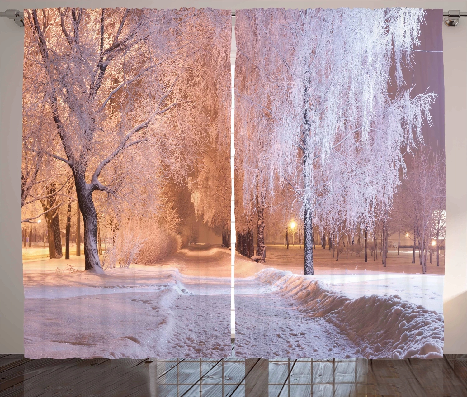

Zima, Zasłony gotowe, 280x175cm