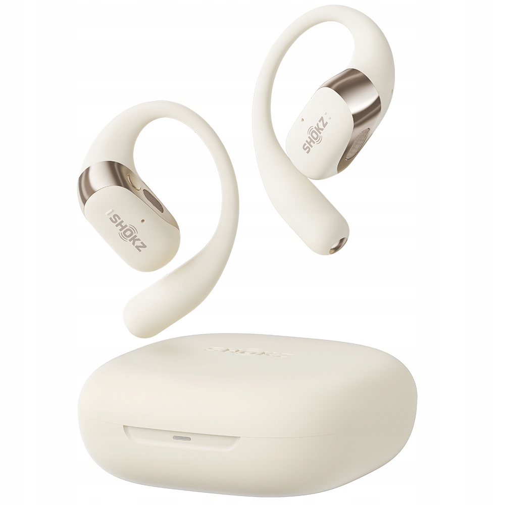 Bezdrátová sluchátka Shokz OpenFit 2 Beige