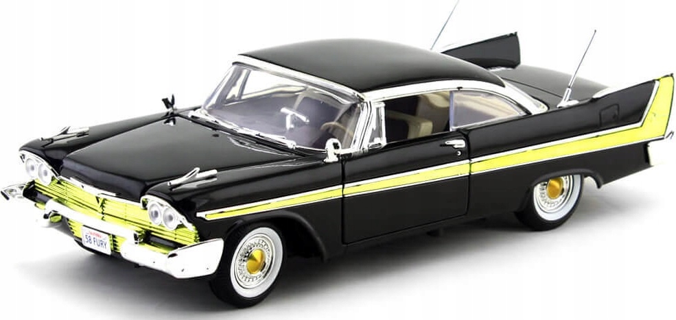Plymouth Fury 1958 1:18 model Motormax 73115 černý