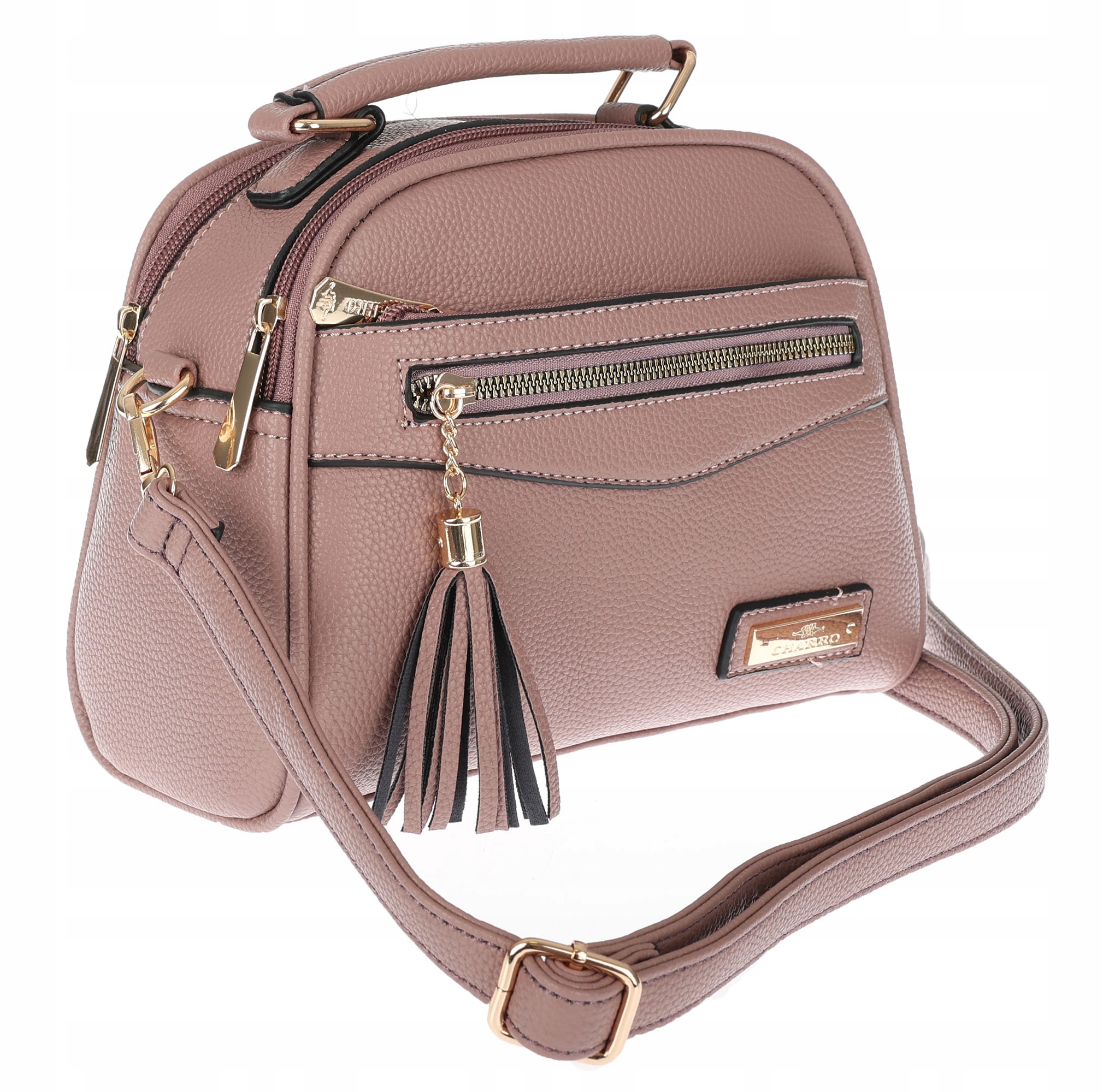 Torebka Damska kuferek damski Listonoszka mała CH8877 Różowa