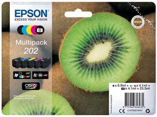 

5x Tusz Epson 202 Expression Premium XP6100 XP6105