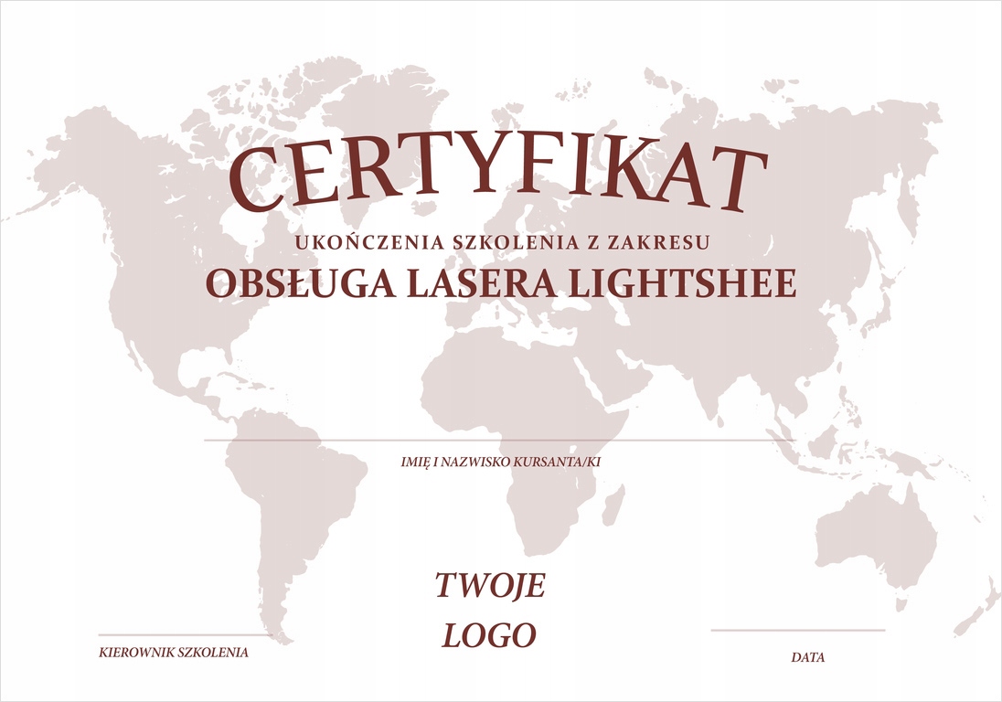 Certyfikat Dyplom - druk od 1 szt.