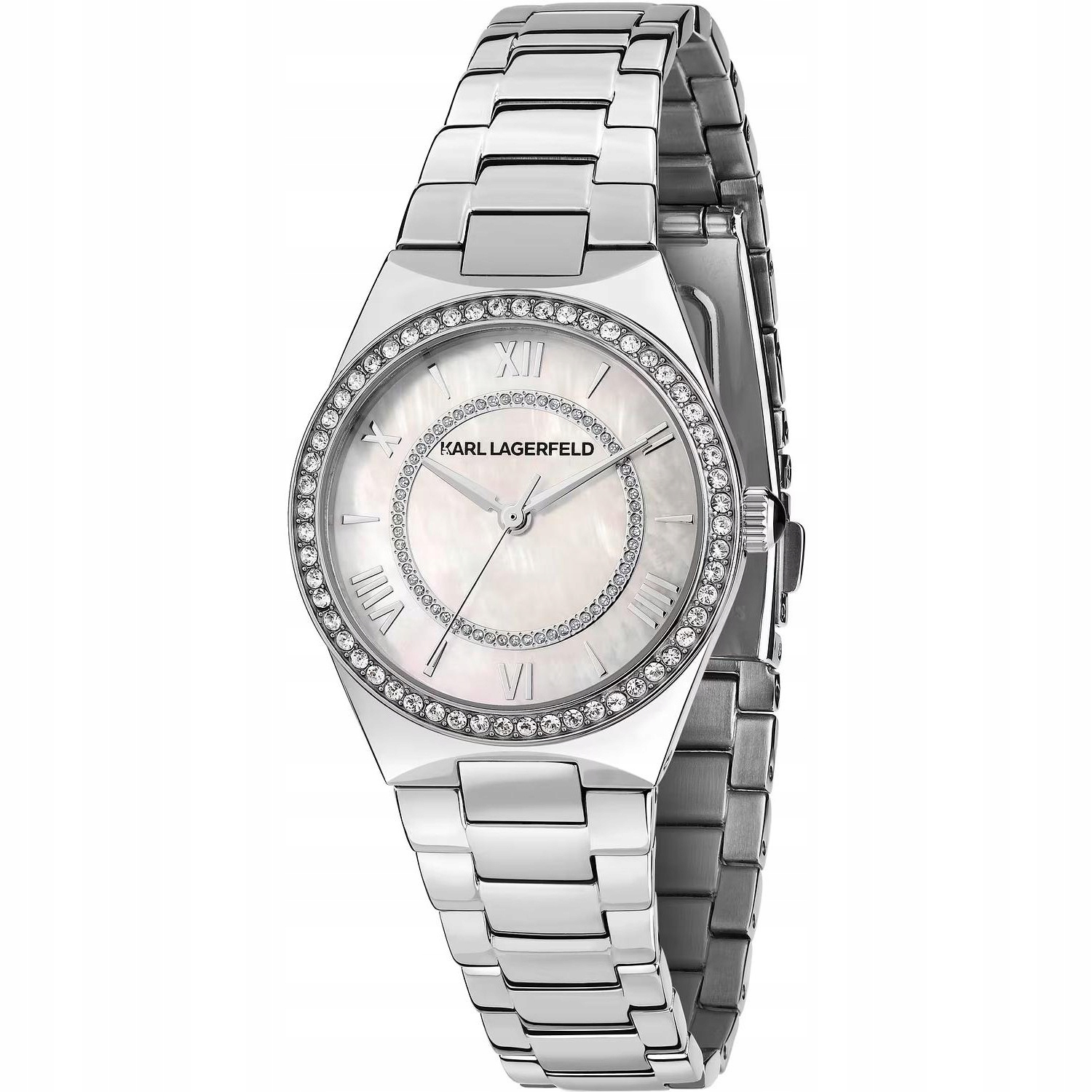 Dámské hodinky Karl Lagerfeld R0553105506 stříbrné