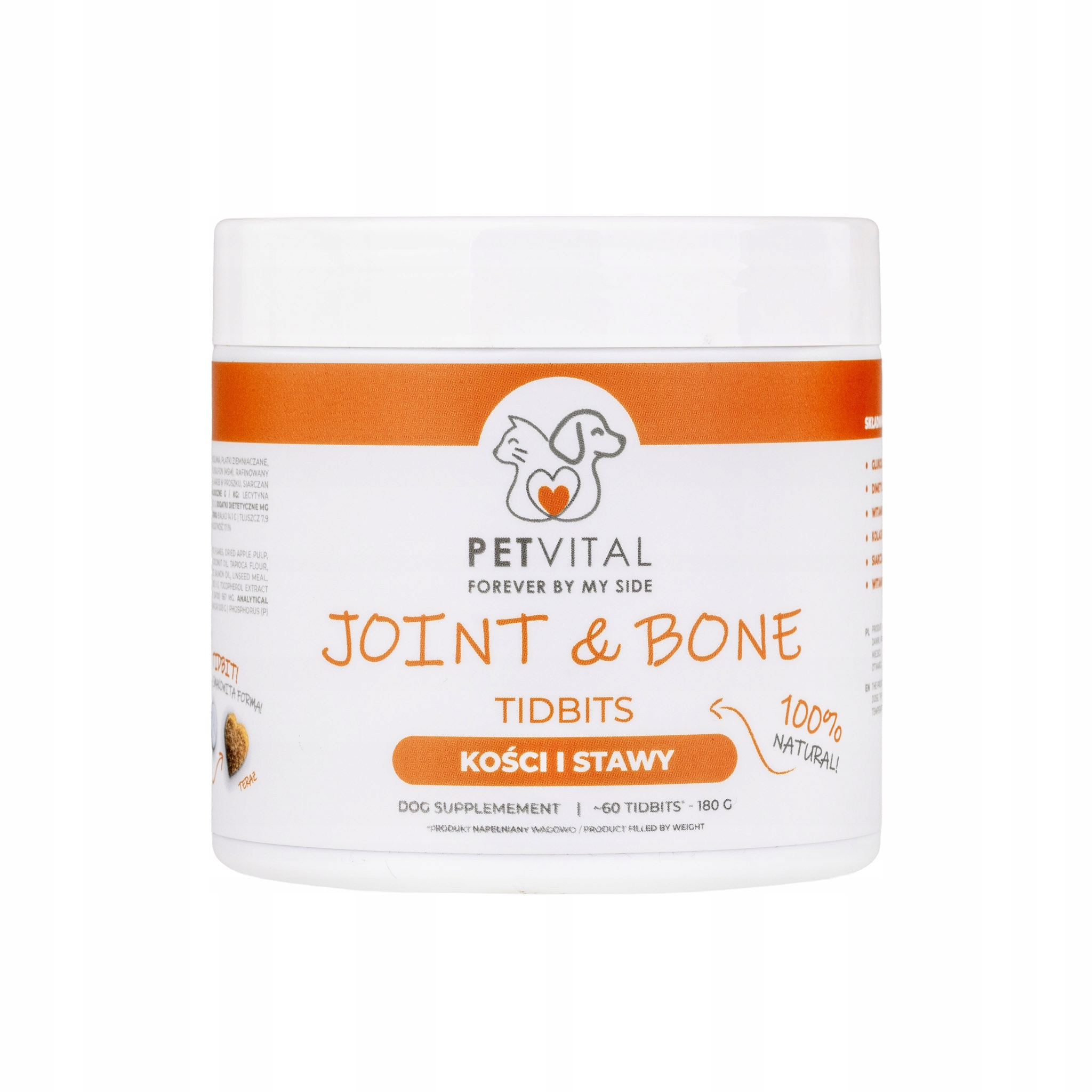 Pet Vital pamlsky pro psy Klouby kostí Glukosamin Msm Kolagen 180 g