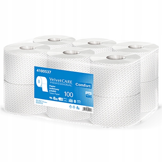 

Papier toaletowy Velvet Jumbo 12x100m|2w|celuloza*