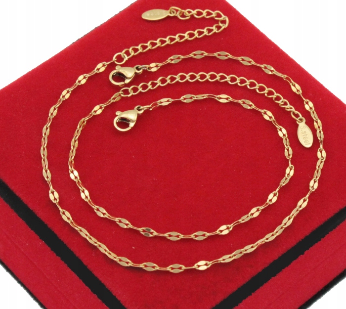 

Komplet Bransoletka Na Nogę Rękę Stal Chirurgiczna