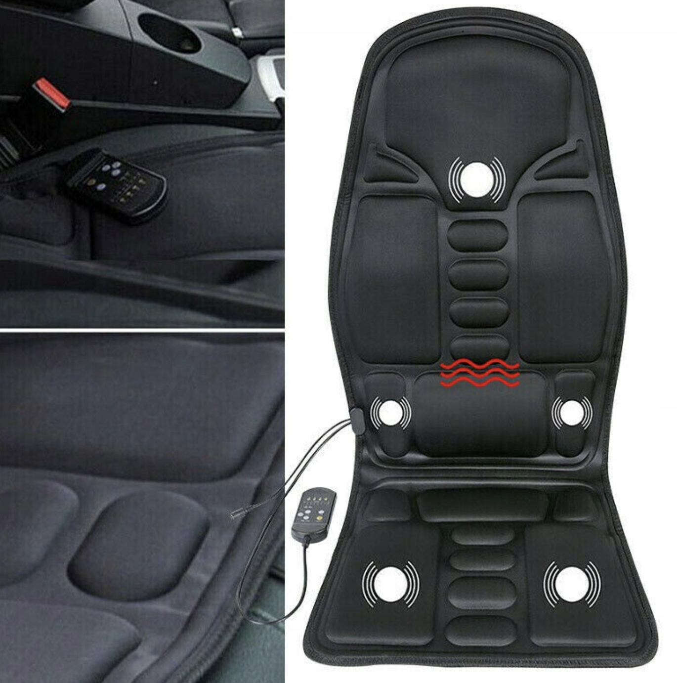 MATA GRZEWCZA NA FOTEL + MASAŻ DO SAMOCHODU ELEKTRYCZNA DO AUTA SIEDZENIE EAN (GTIN) 92374621
