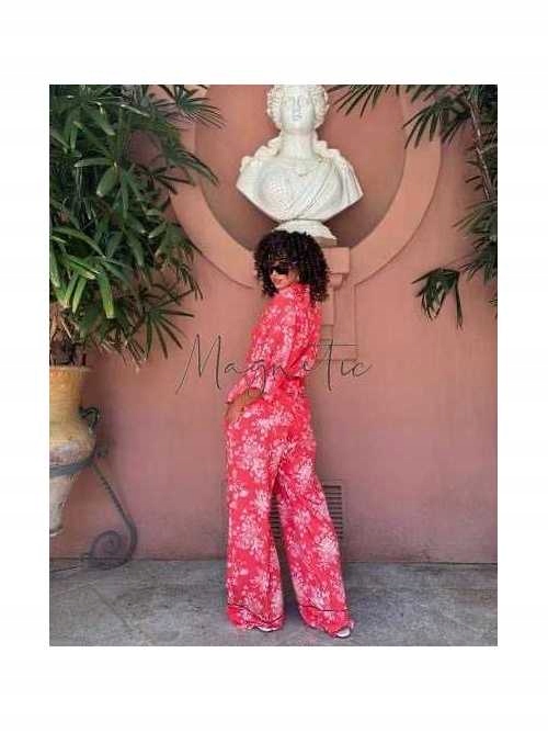 Elegantní dámský komplet Kimono La Milla Yasmin Červený S/m
