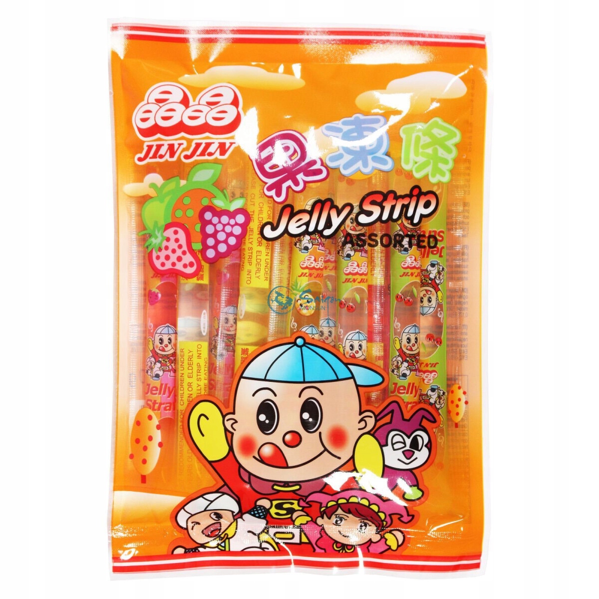 

Jin Jin Galaretki w Tubce 200g Jelly Strips