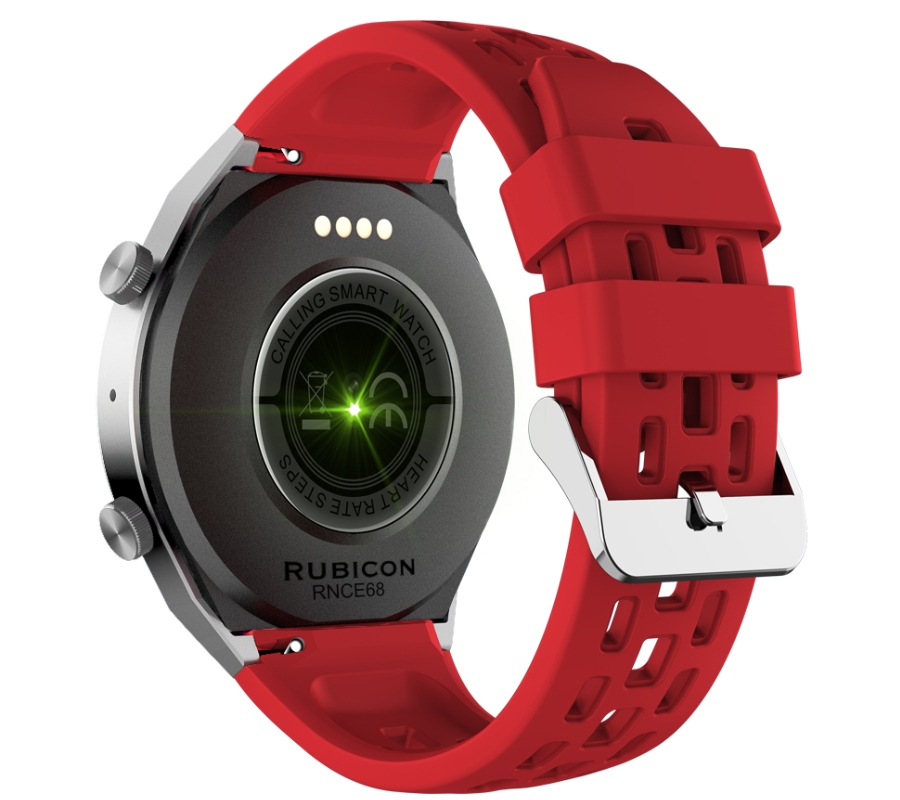 SMARTWATCH RUBICON RNCE68 PULS SMS ROZMOWY BT CALL Materiał paska tworzywo sztuczne