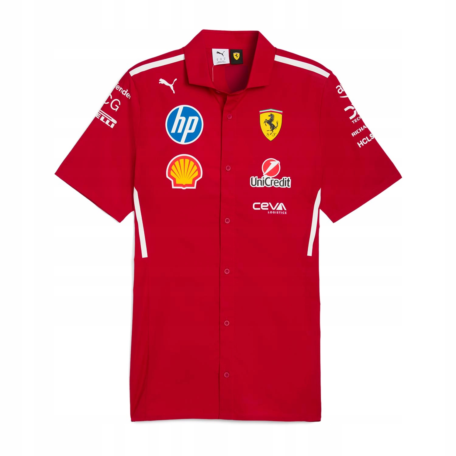 Pánská výstupní košile Team Scuderia Ferrari F1 2025 (s)