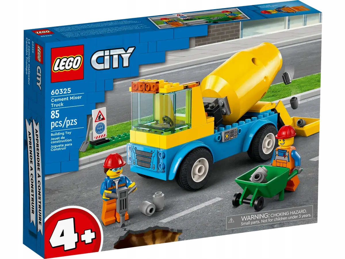 stavebnice Lego City Nákladní Auto S Míchačkou Na Beton Set 60325