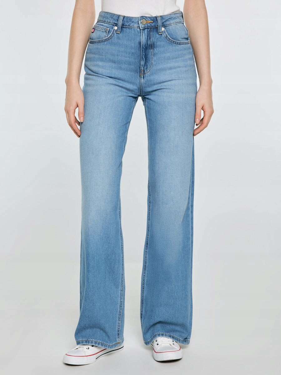 Big Star Dámské džíny s širokou nohavicí, modré, Atrea 111 33/30