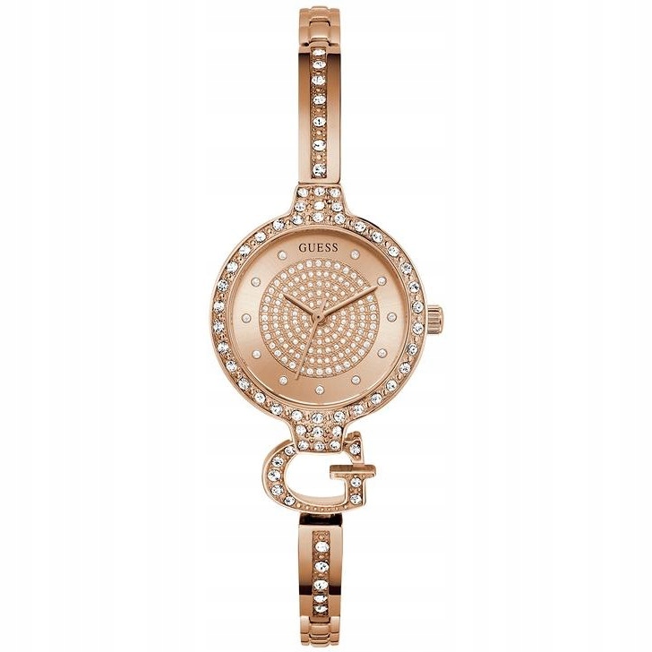 Dámské hodinky Guess GW0929L3 Zirkony růžové zlato