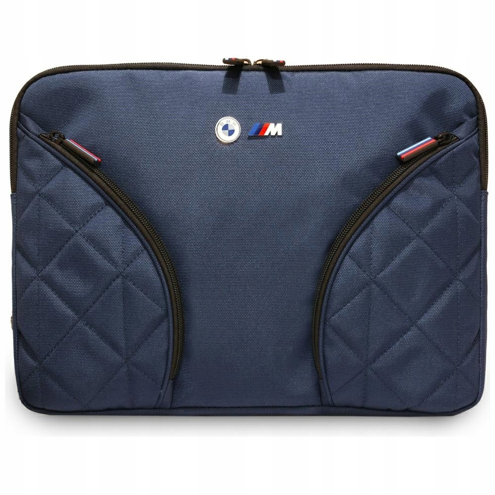 Taška na notebook 14 Bmw nylonová modrá Metal Logo pouzdro pouzdro