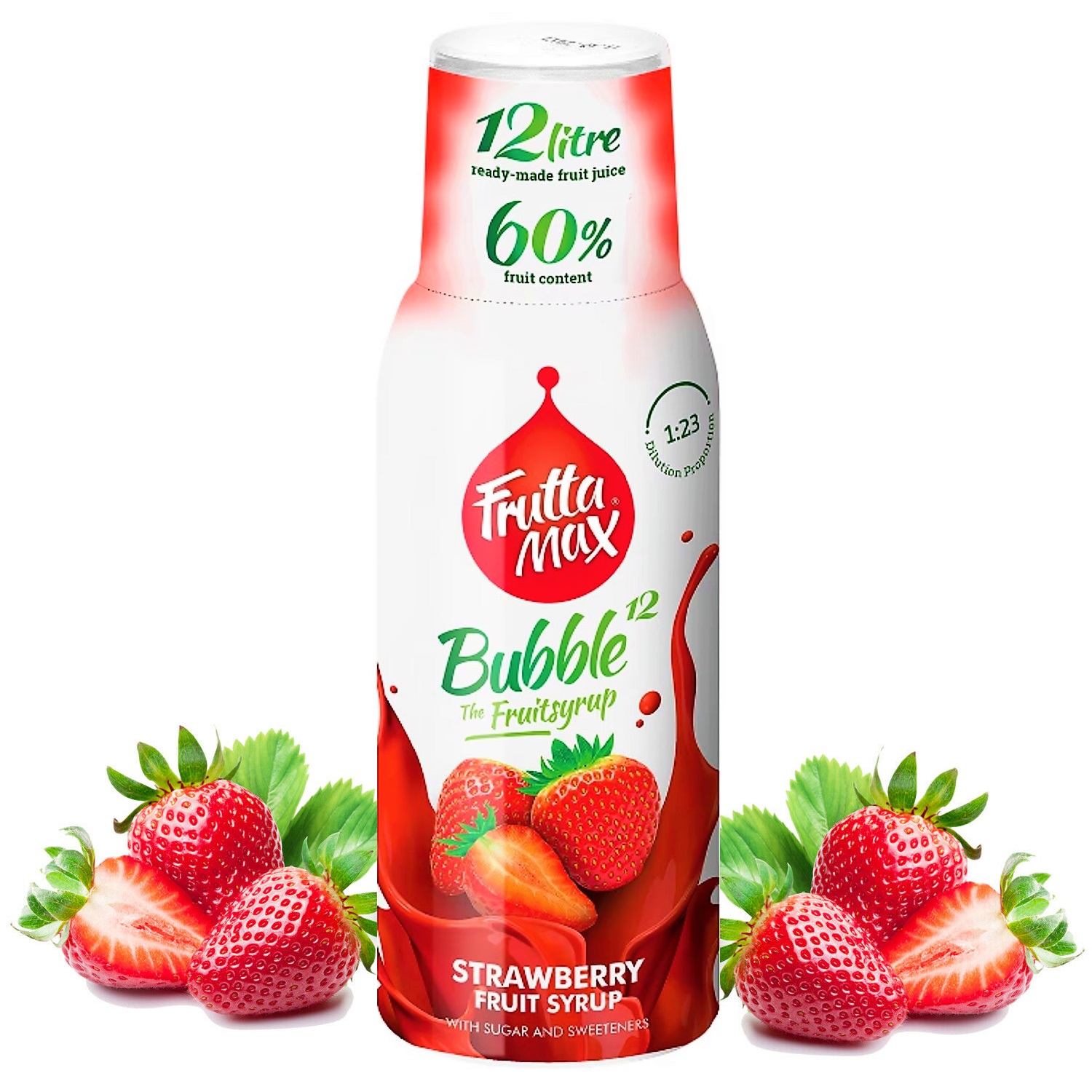 

Syrop FruttaMax Truskawka 500 ml na 12 l