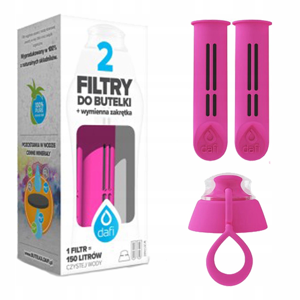 

2 X Dafi Wkład Do Butelki Filtrującej Flamingowe