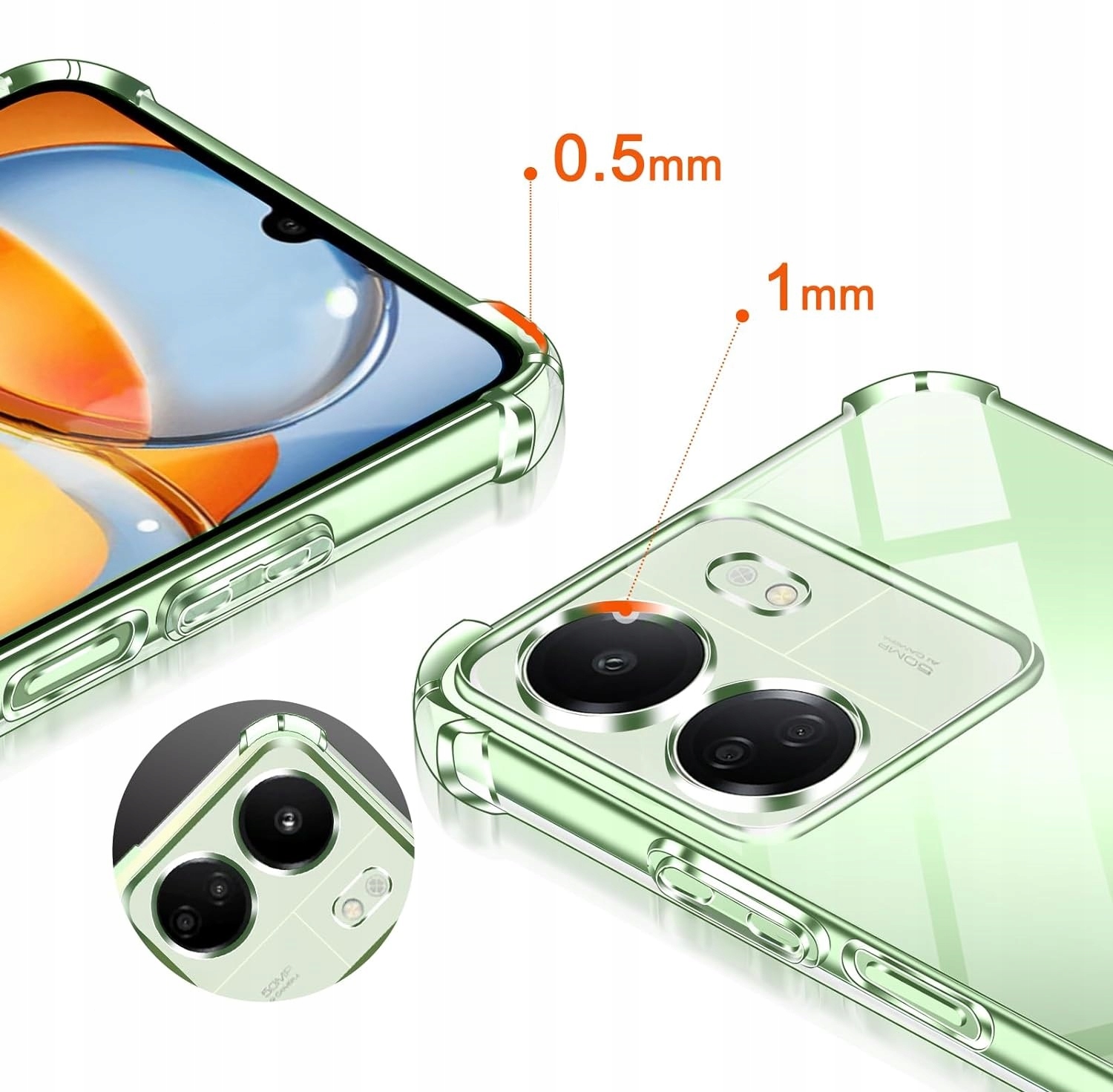 ETUI do XIAOMI REDMI 13C 4G ANTI SHOCK WYSPA +SZKŁO 9H Marka Inna