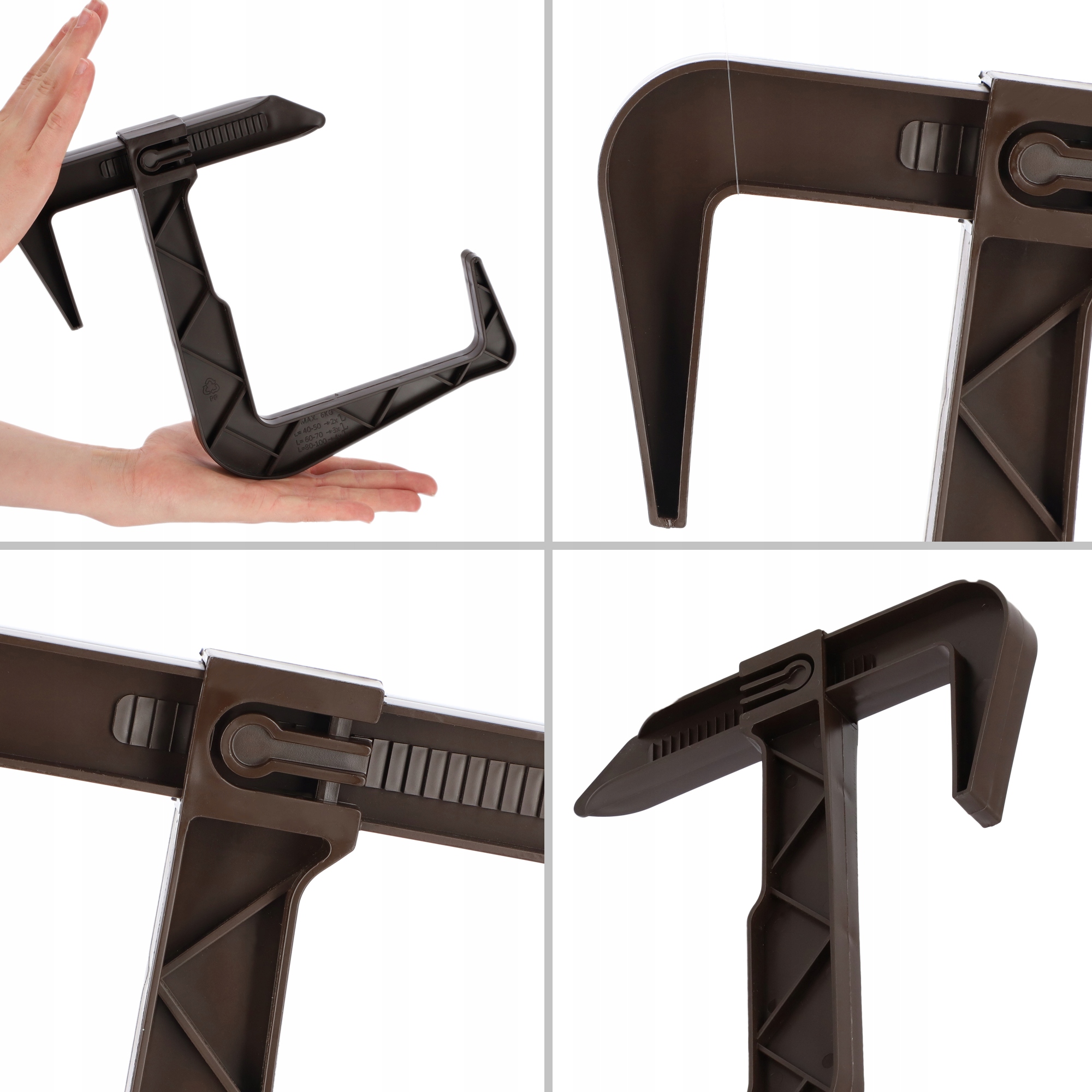 UCHWYT WIESZAK HAK DONICZKA SKRZYNKA BALKONOWA 2x Marka Kadax