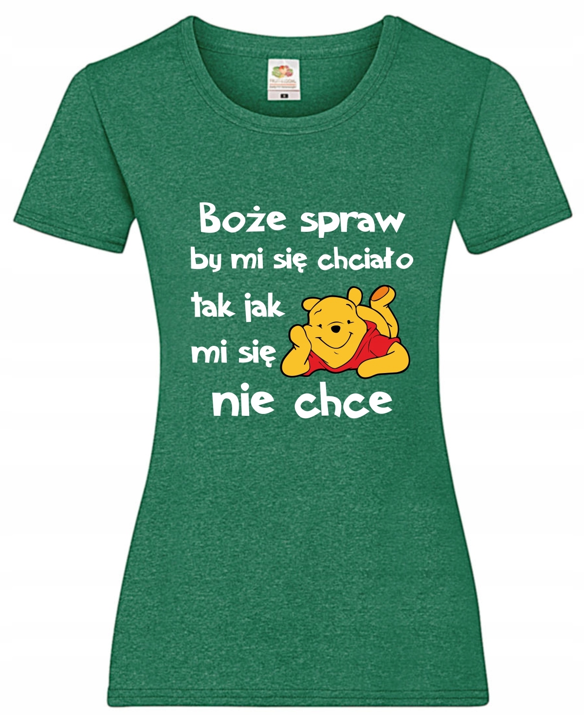 

Koszulka Kubuś Puchatek na prezent S KD19 Green