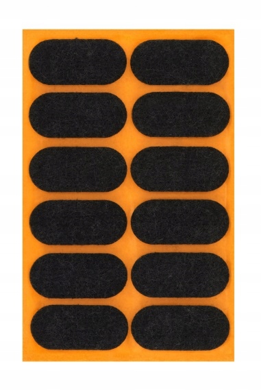 BASIC 5 mm PODKŁADKI FILCOWE czarne 20x44 mm meble