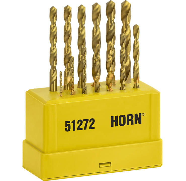 

Horn Komplet wierteł tytanowych HSS-TiN 1.5-6.5mm