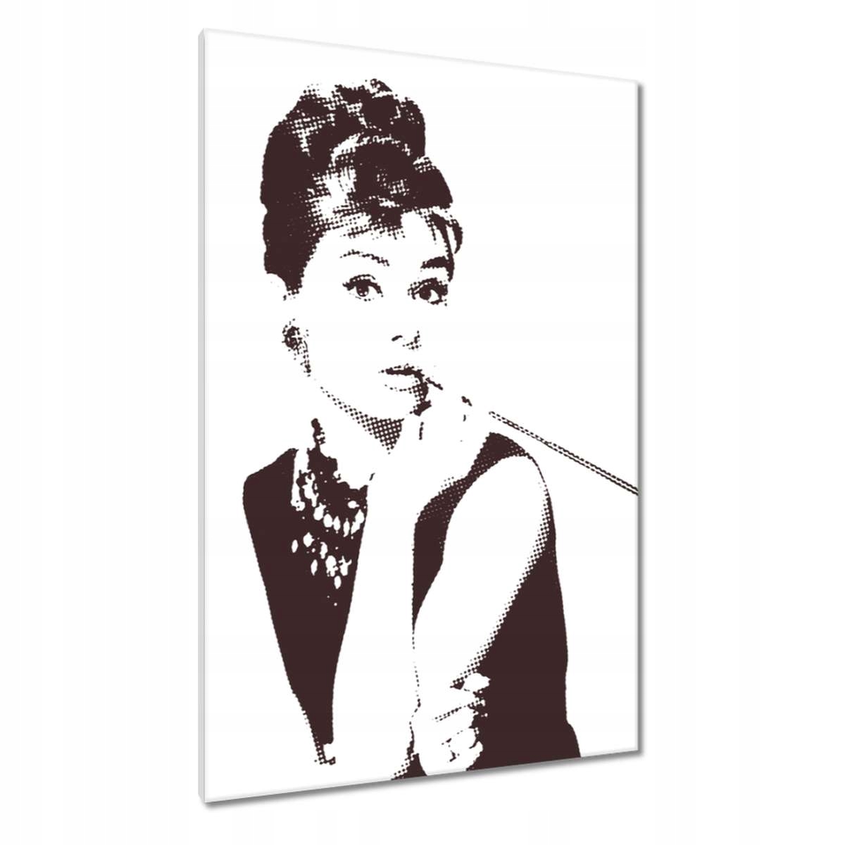 

Obrazy 80x120 Audrey Hepburn Cygaretka
