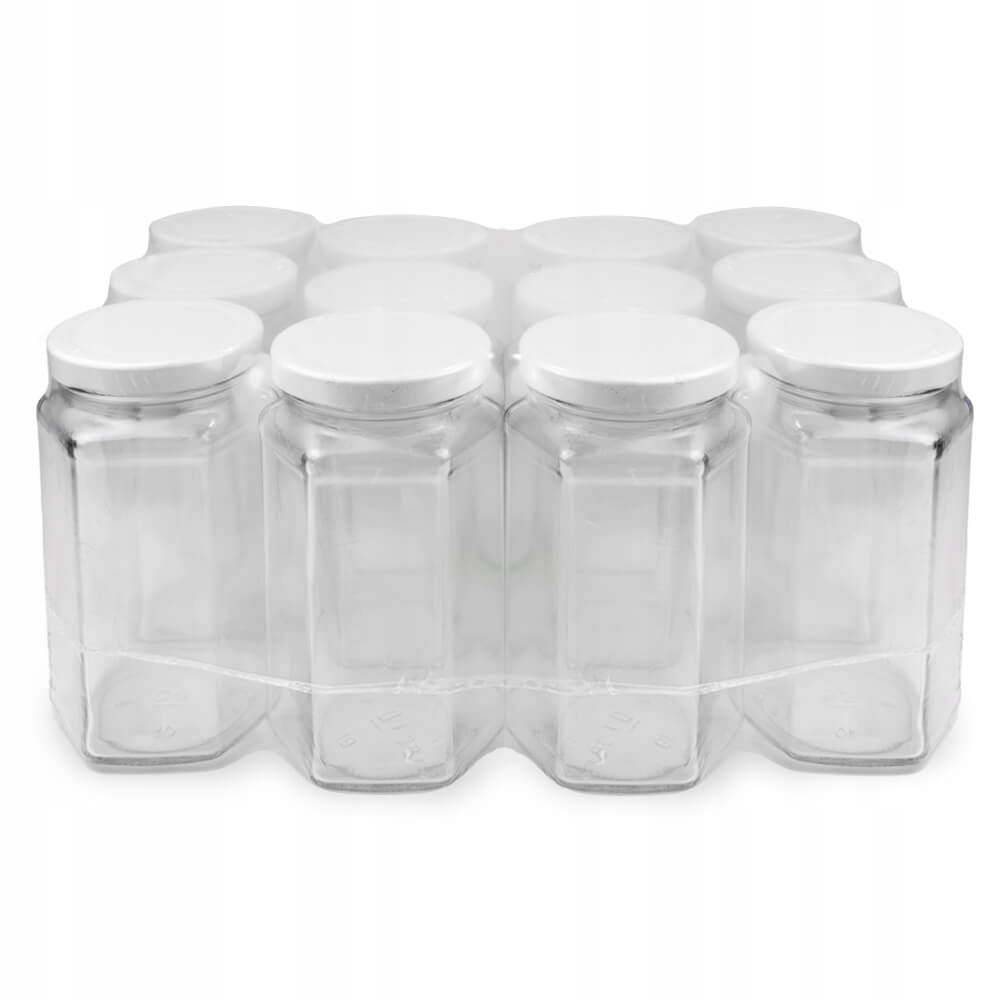 

48x Słoik 385ml Z Wieczkiem Słoiki W Zgrzewkach