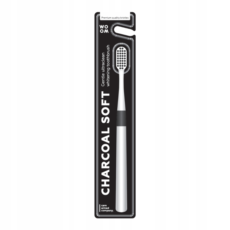 Woom Charcoal Soft szczoteczka do zębów z węglem