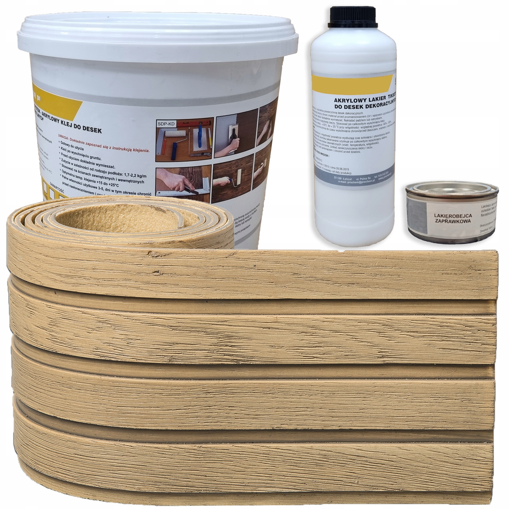 Fasádní Lamely Elastické nástěnné Sand Sada 1 m2