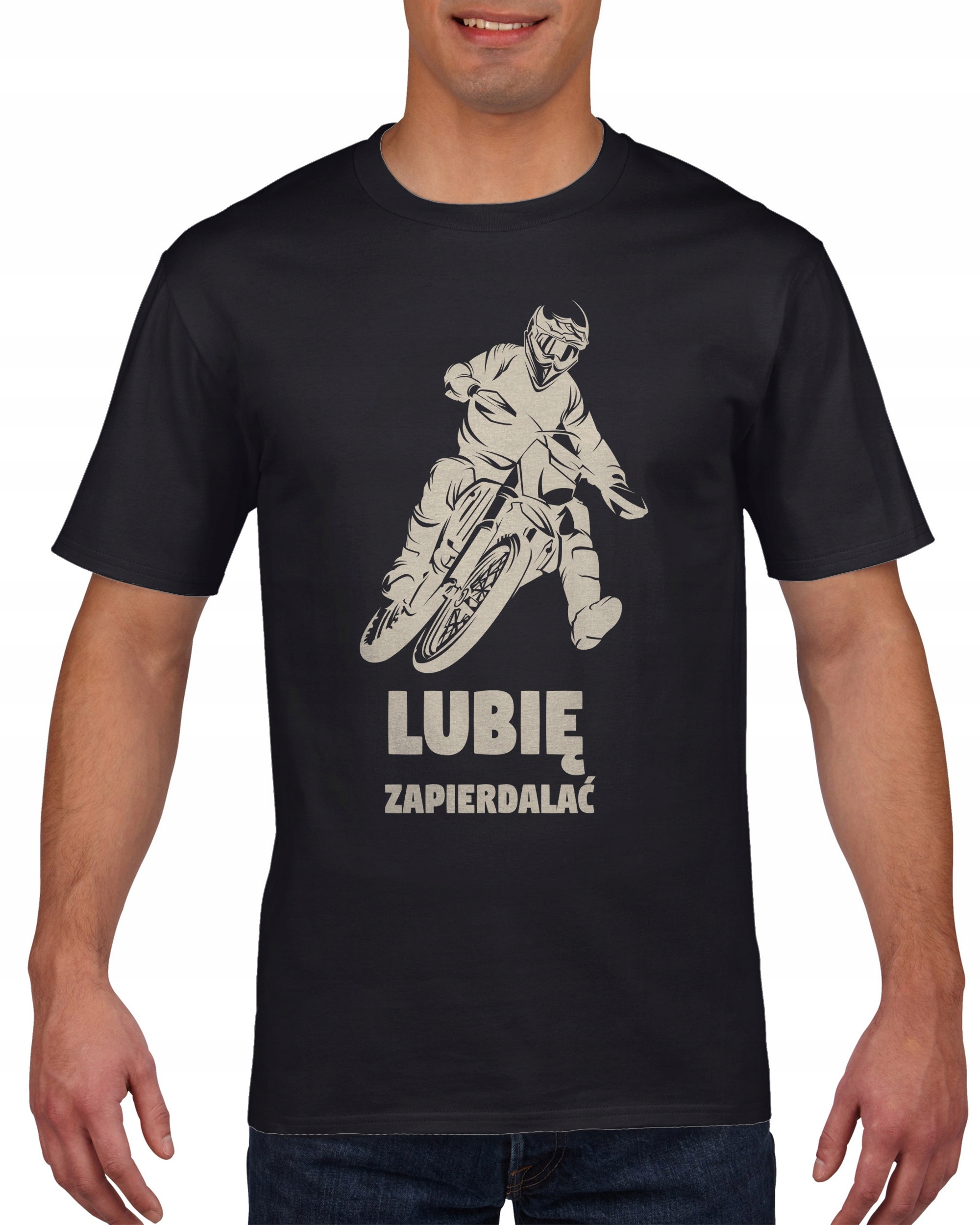 

Koszulka męska Lubie Zapierdalac Motor c S