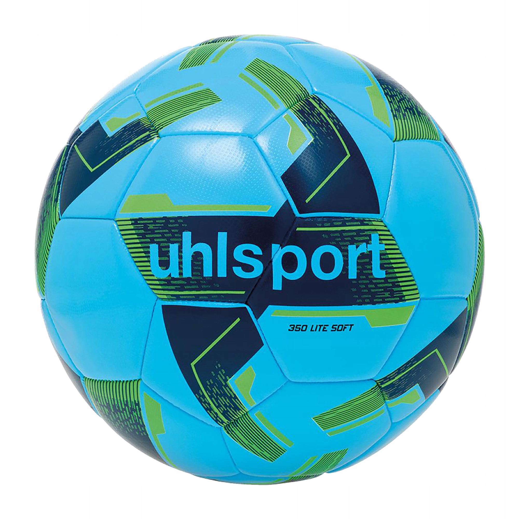 Piłka do piłki nożnej uhlsport Lite Soft 350 ice blue green rozmiar 5