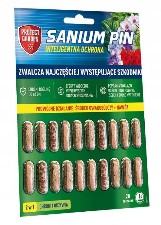 

Sanium Pin Środek na Szkodniki Nawóz 60 dni