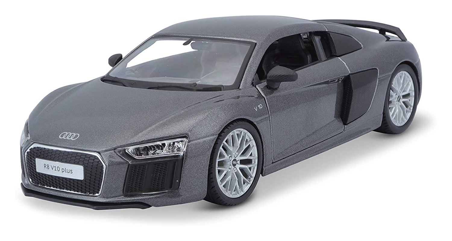 MAISTO AUTO metal, 1:24, Audi R8 szary