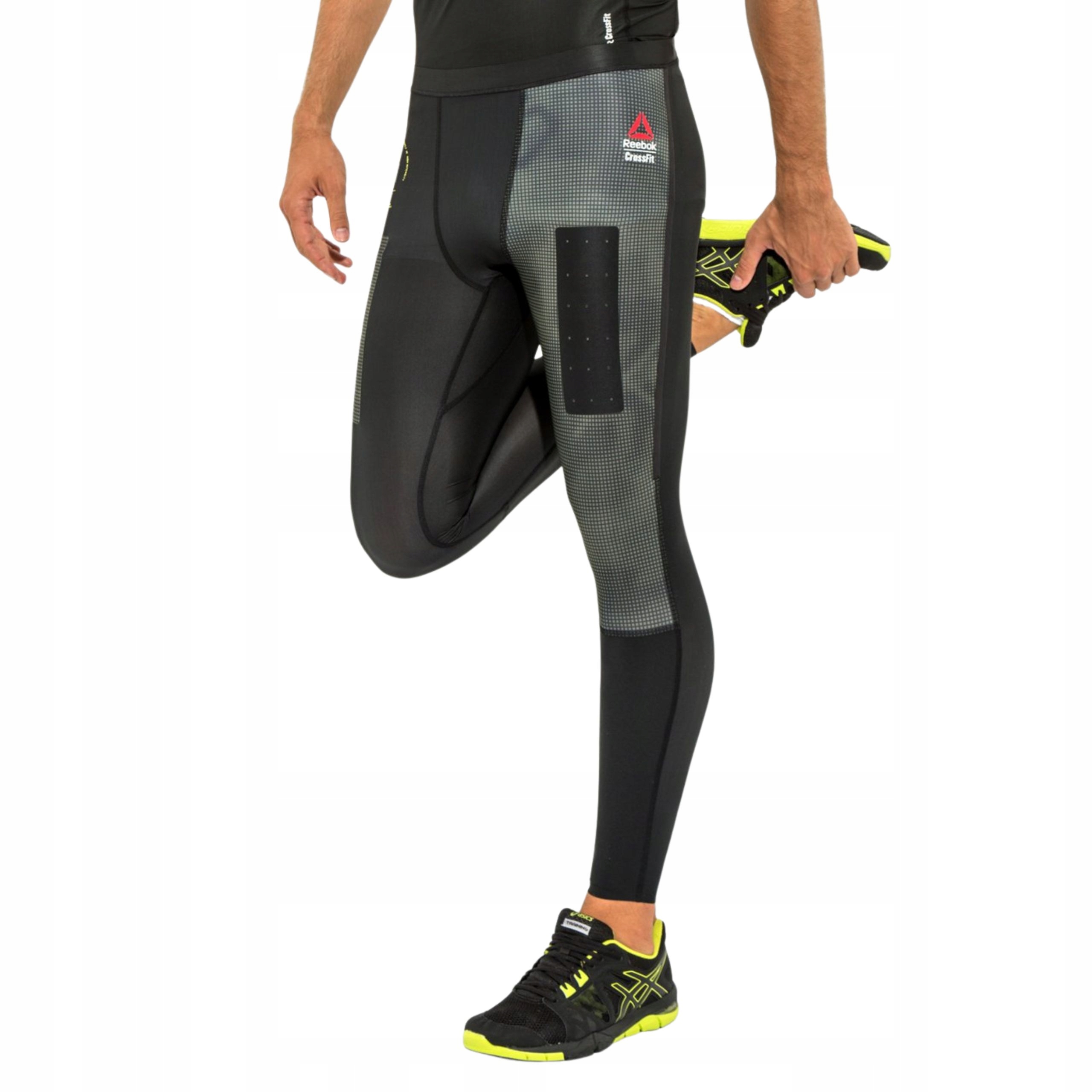 Męskie legginsy kompresyjne Reebok Rcf Compression Tig M