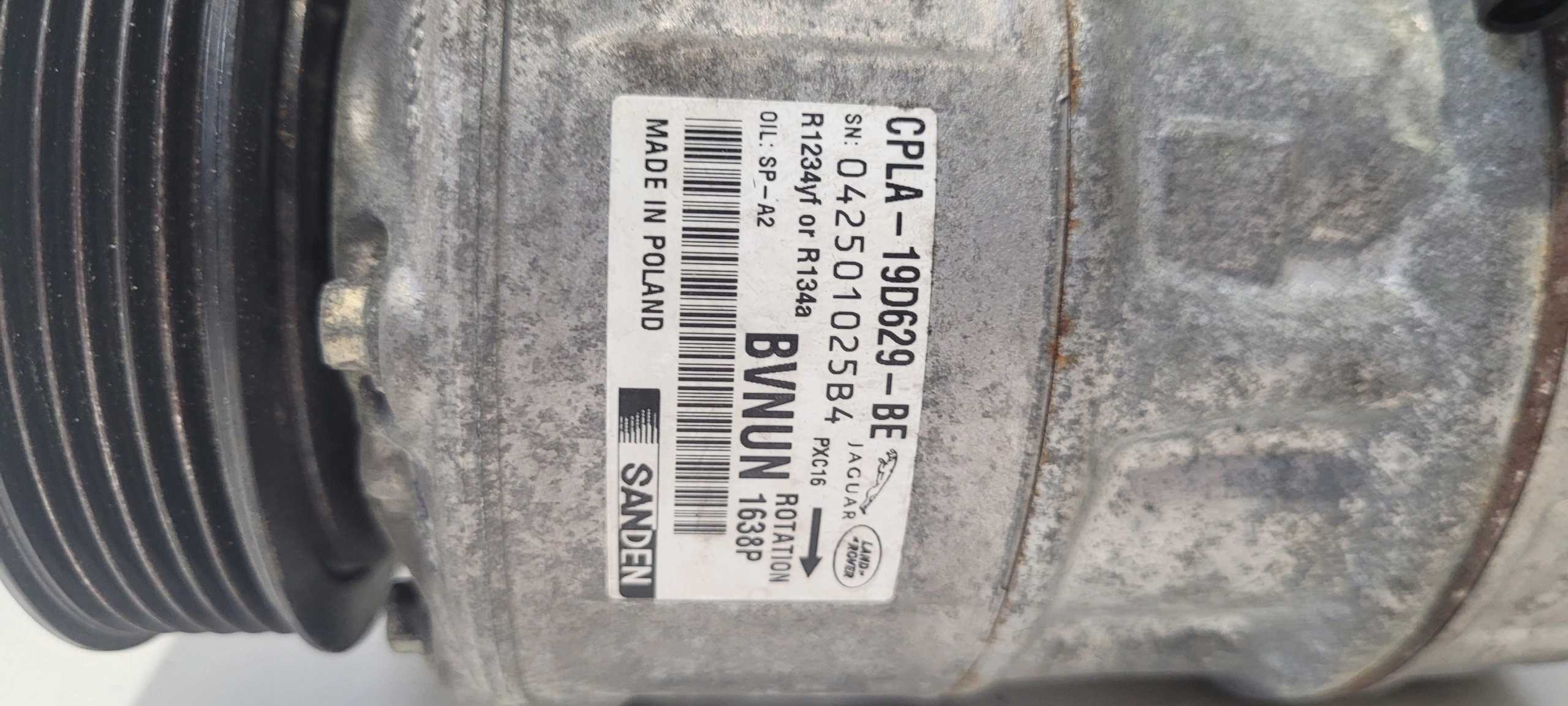 kompresor klimatizaci LAND ROVER CPLA-19D629-BG