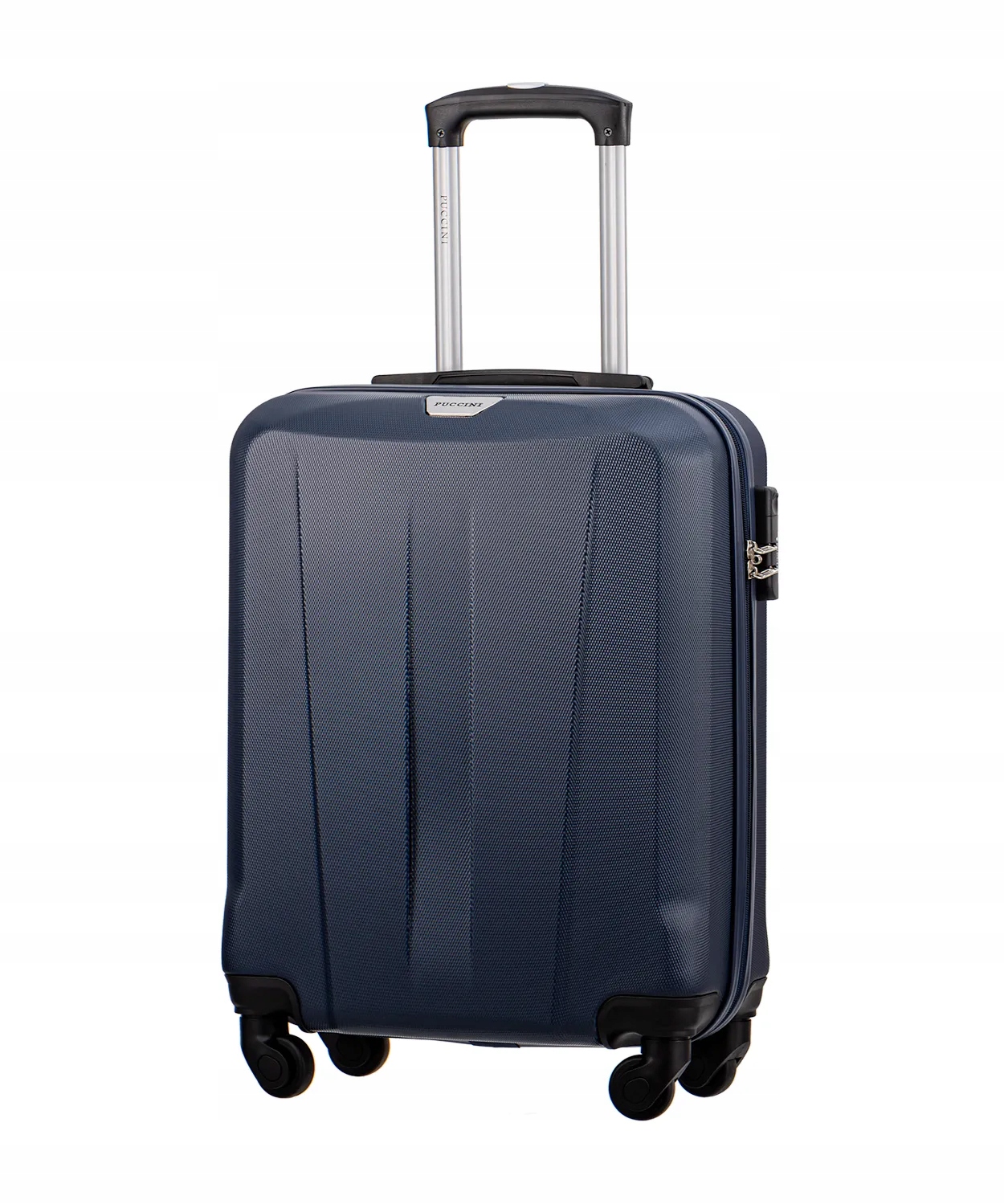 Cestovní kabinový kufr na kolečkách Puccini, modrý, ABS03C 7A