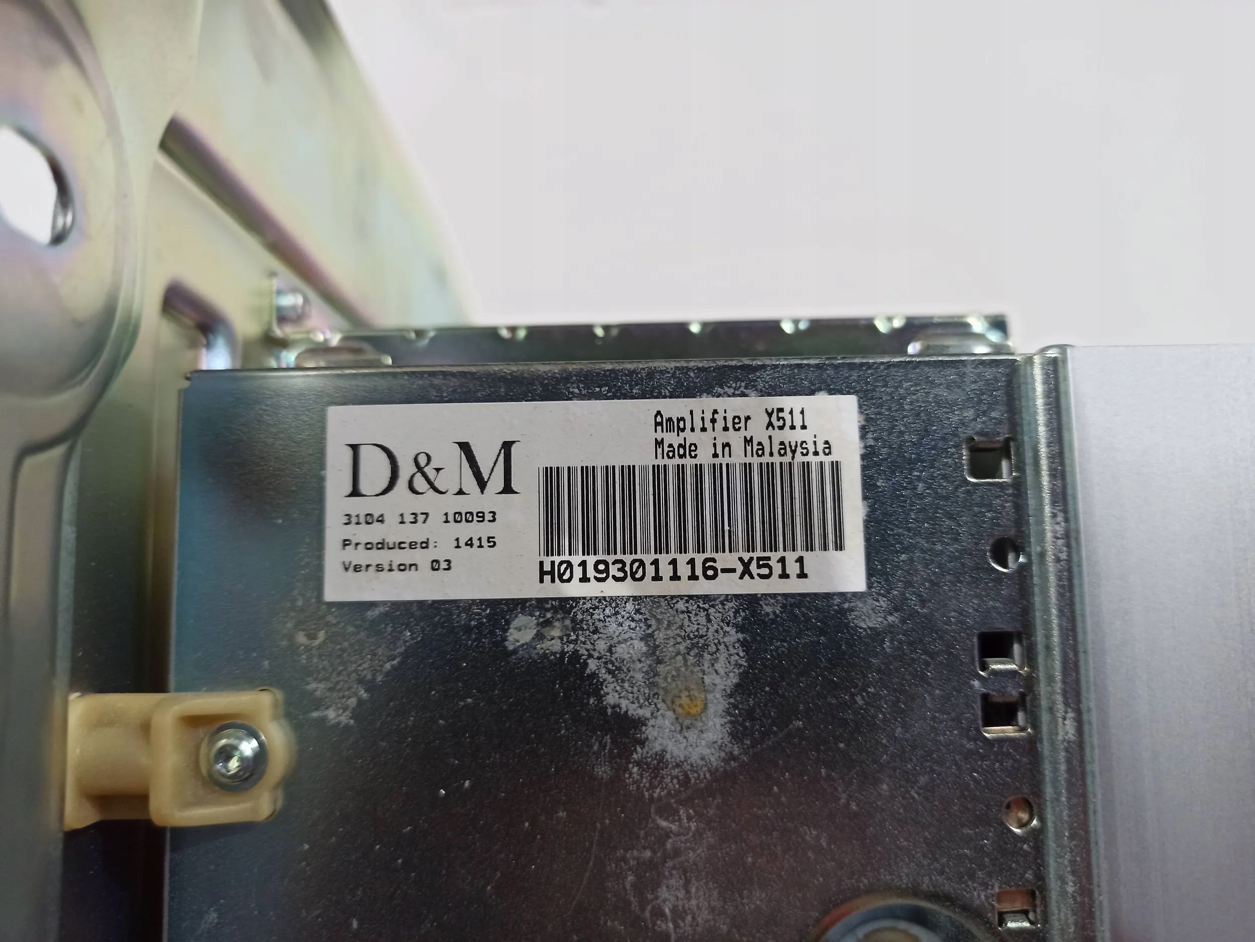 speaker subwoofer amplifier Chevrolet Camaro 2009
