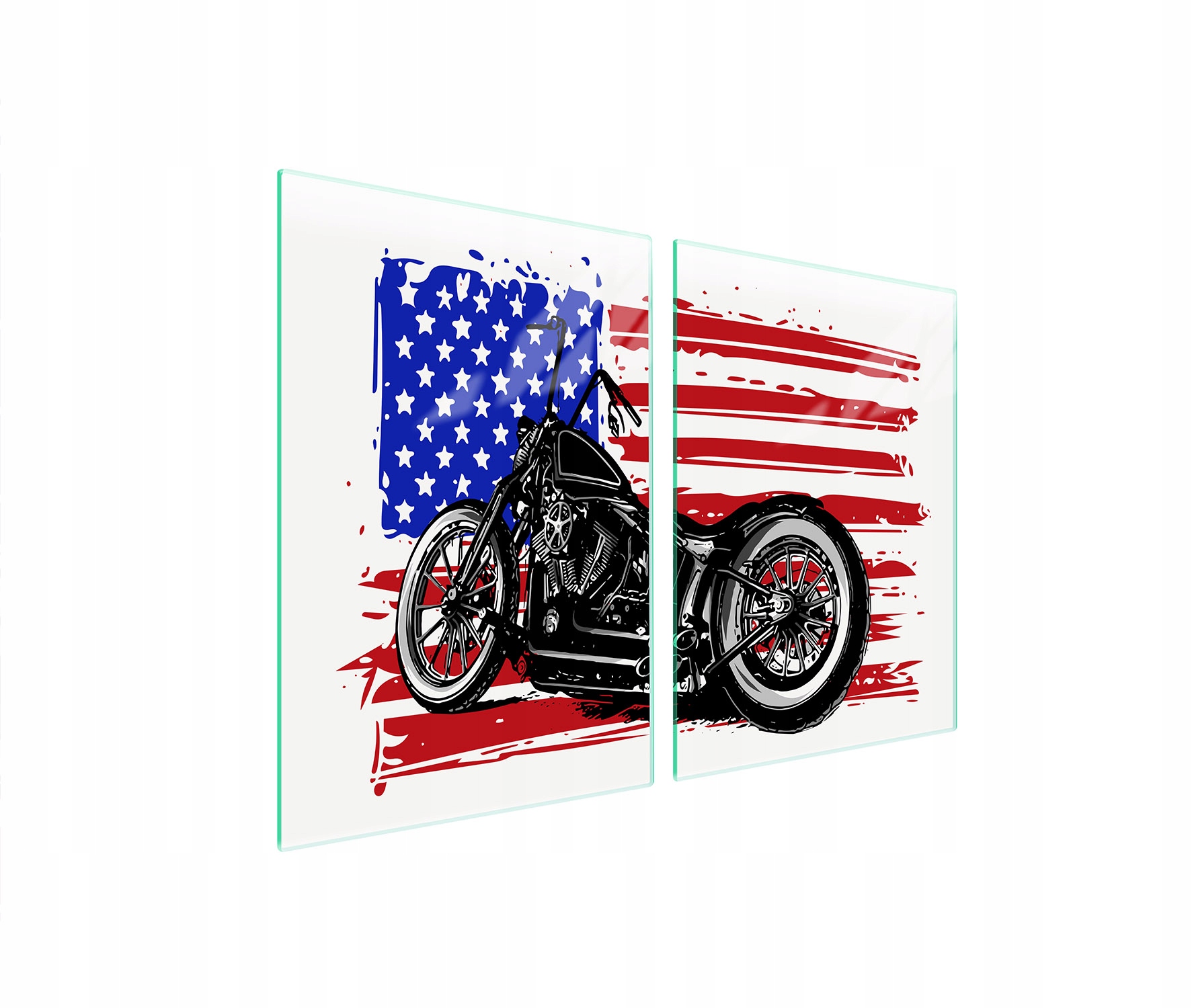 Skleněná Ochranná Deska Do Kuchyně 2x45x52 Motocykl Tvrzené Sklo
